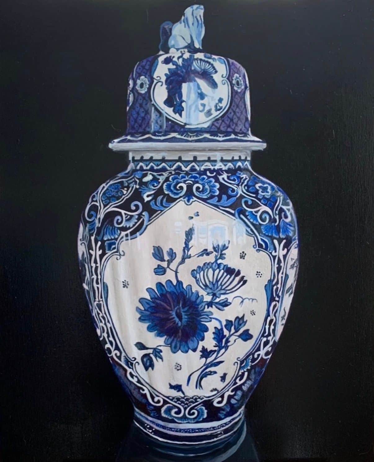 Delftsblauwe vaas