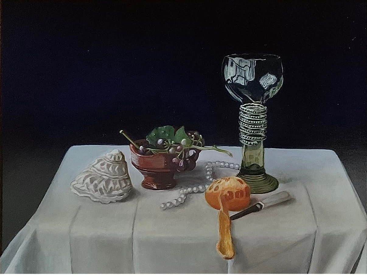 Stilleven met Roemerglas