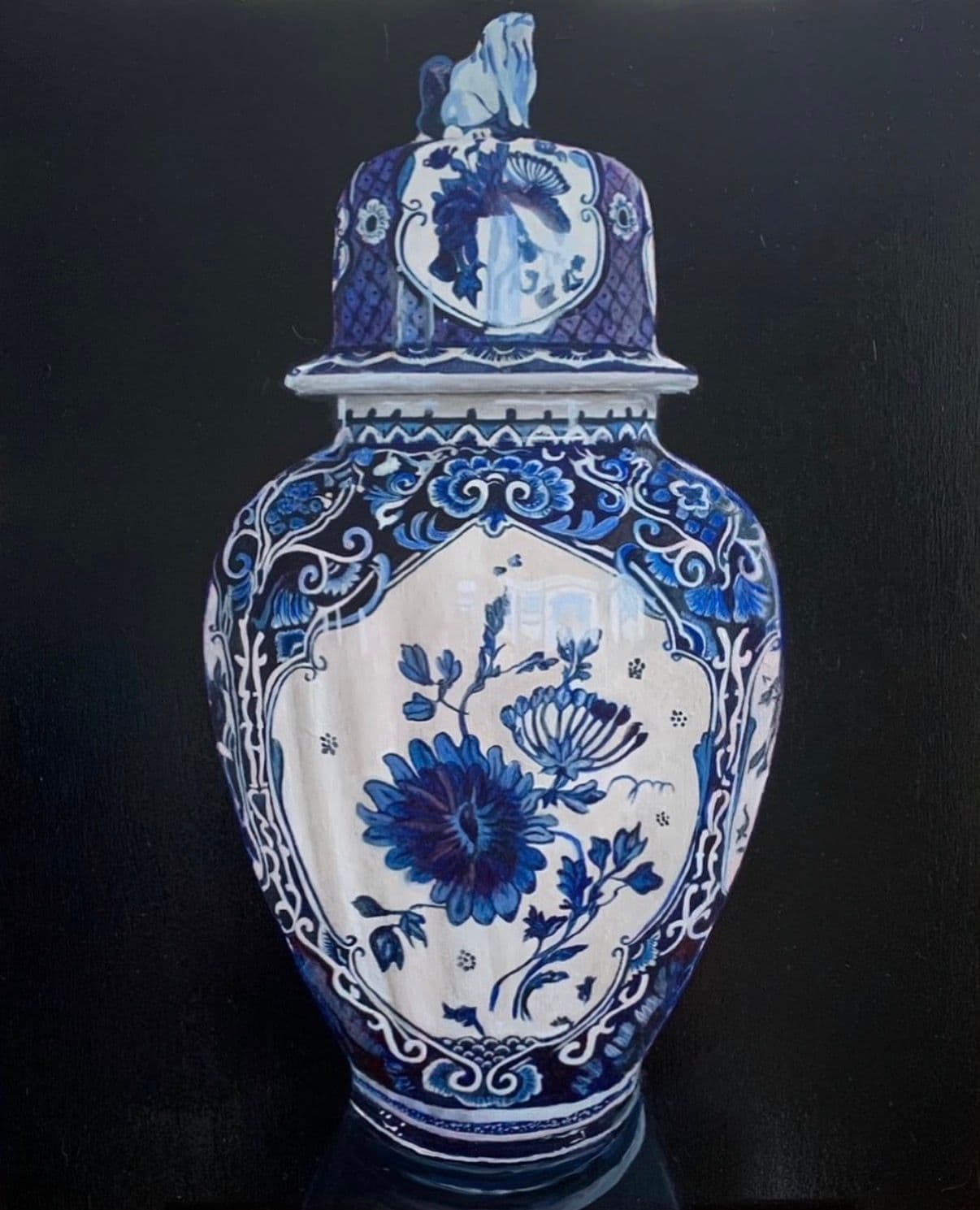 Delftsblauwe vaas