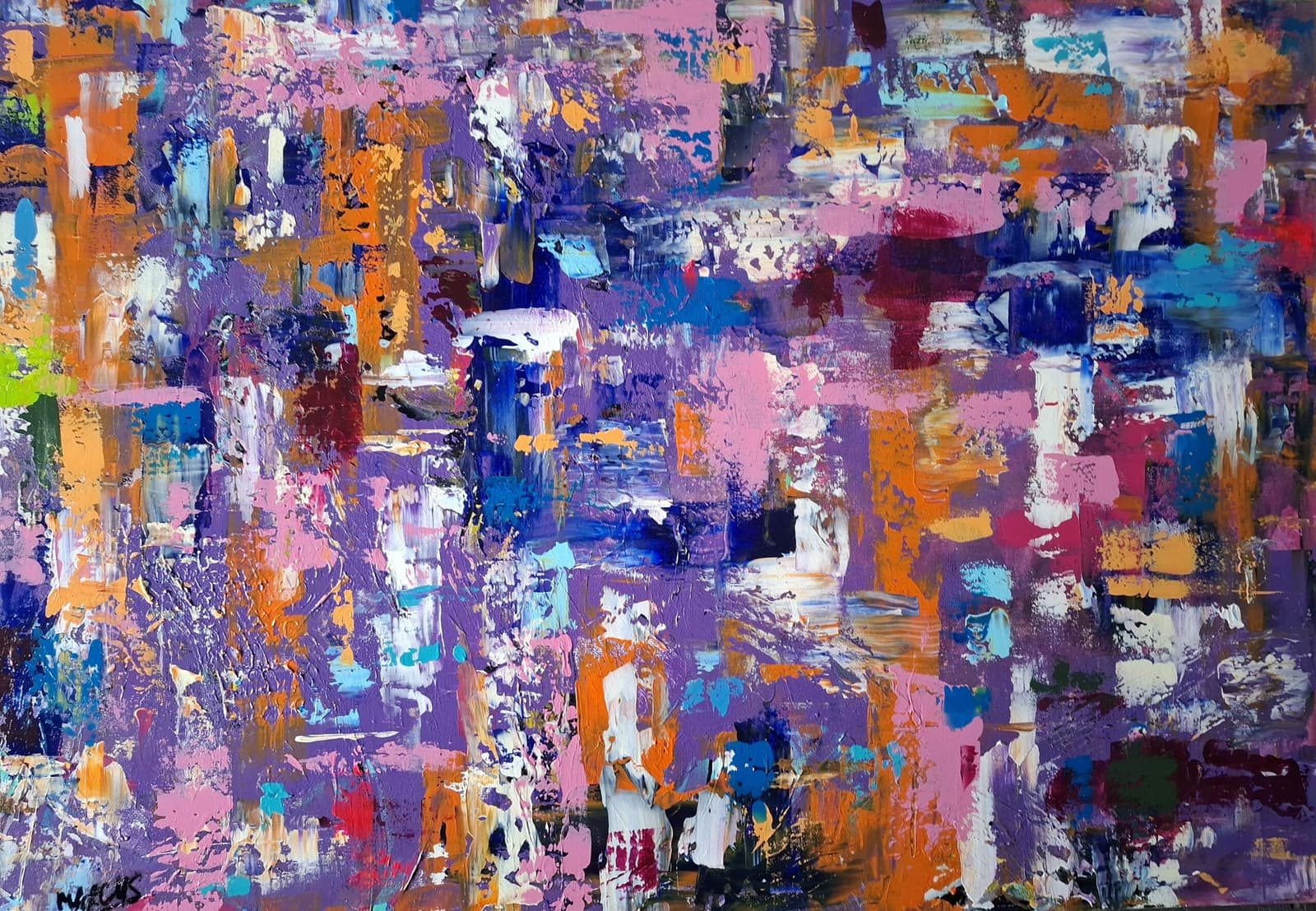Abstract paars