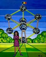 Bij het Atomium 1