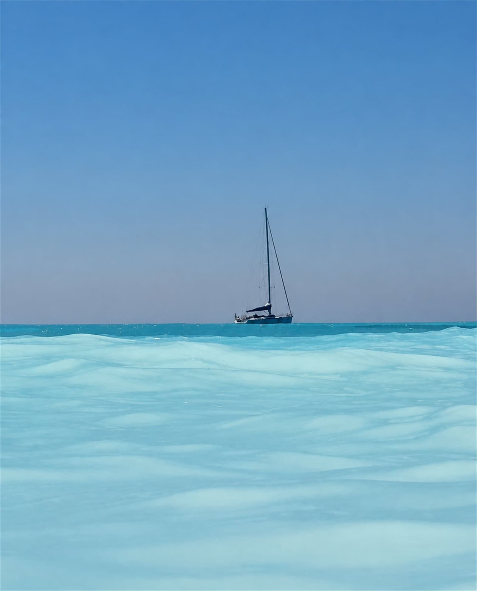 Sailing on the mediterraan sea