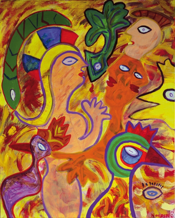 Vrouw met Minaars 1 (354), 2002