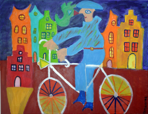 Fietser aan de Gracht (410), 2010