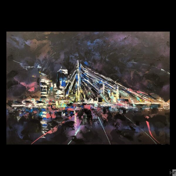 Erasmus Bridge Skyline - Afbeelding 2